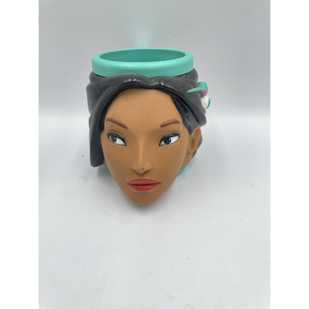 Vintage 90s Disney Pocahontas Princess Plastic Cup Applause Mug Hummingbird - Picture 6 of 8